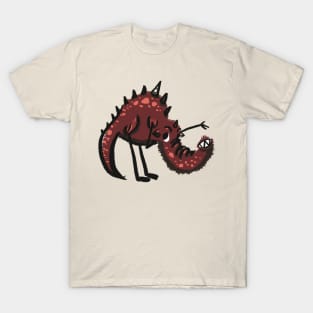 Bowing Salutations Doodle Monster T-Shirt